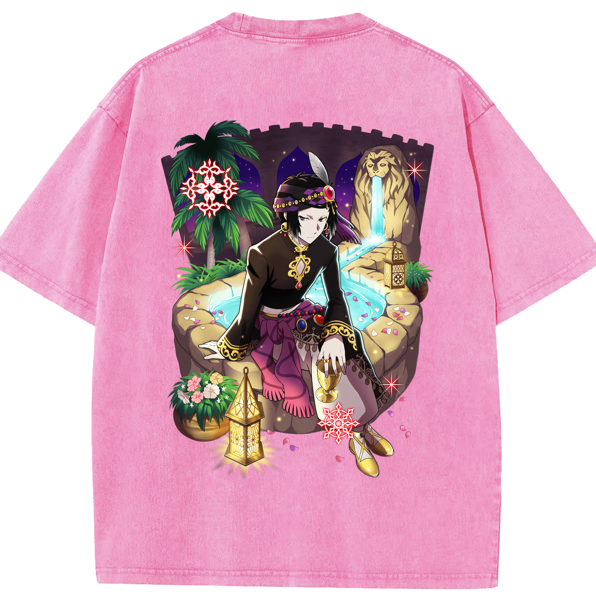 （画像用） 文豪ストレイドッグス Bungo Stray Dogs 綿100% ヴィンテージ風 半袖Tシャツ（背面プリント）